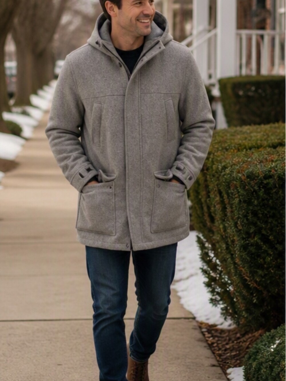 Jordan Craig Heavy Wool Coat 3XL